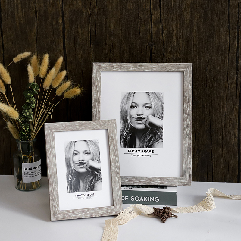 Custom large canvas art photo frame photo raw materials Chinese wooden packaging decoration picture frame