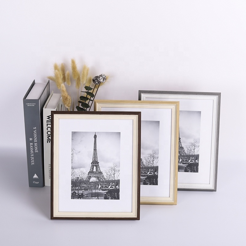 Wholesale DTY Creative Office Or Home Frame Plastic Self Adhesive Sticky Restickable Photo Frame for Wall Decor hot sale