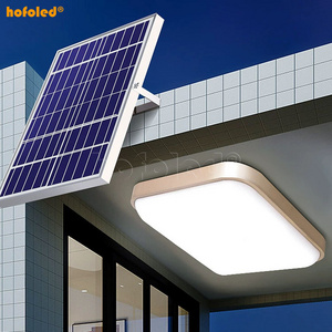 Modern LED Outdoor Indoor Courtyard Lighting Complete Waterproof Solar Light For Balcon Solar Ceiling Light