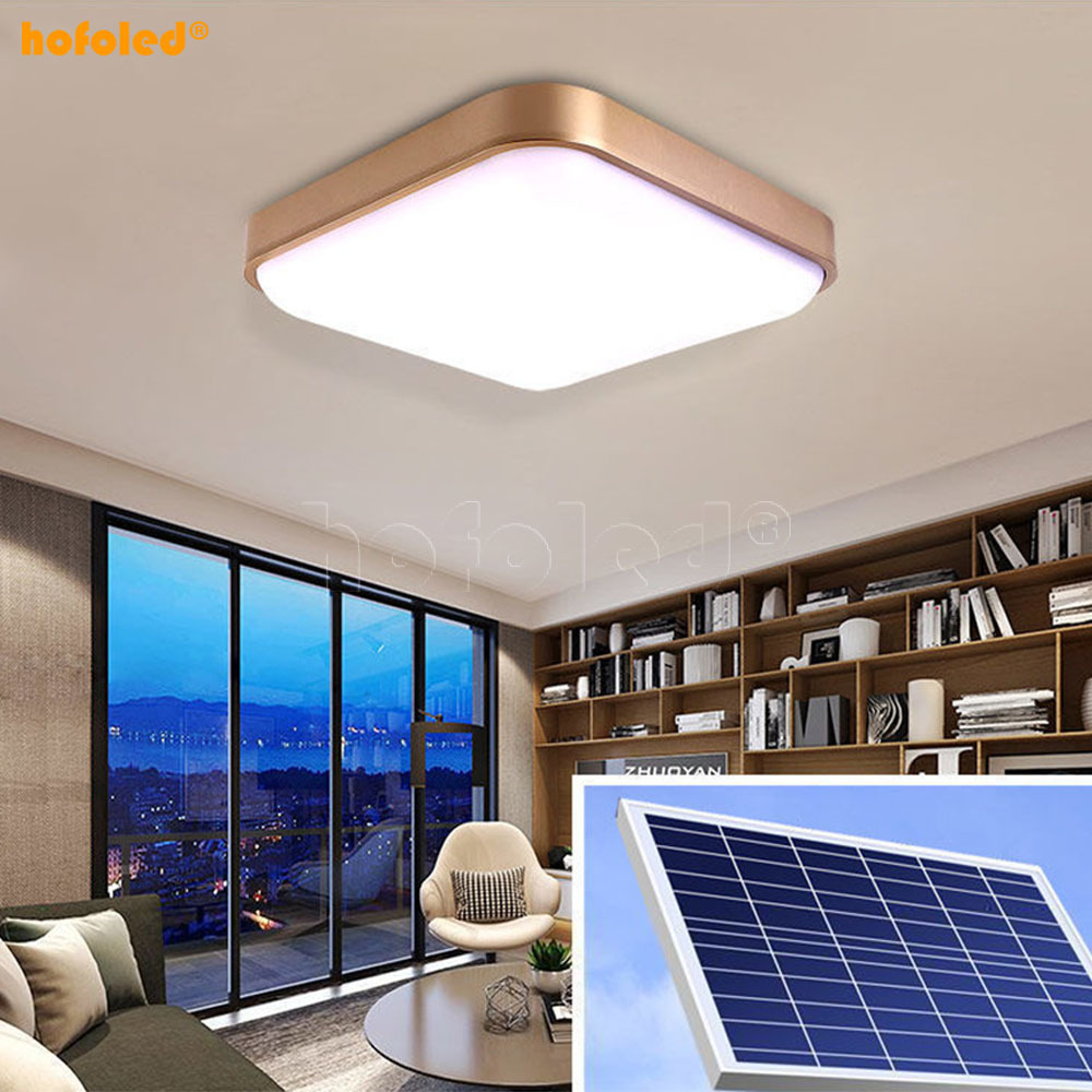 Modern LED Outdoor Indoor Courtyard Lighting Complete Waterproof Solar Light For Balcon Solar Ceiling Light