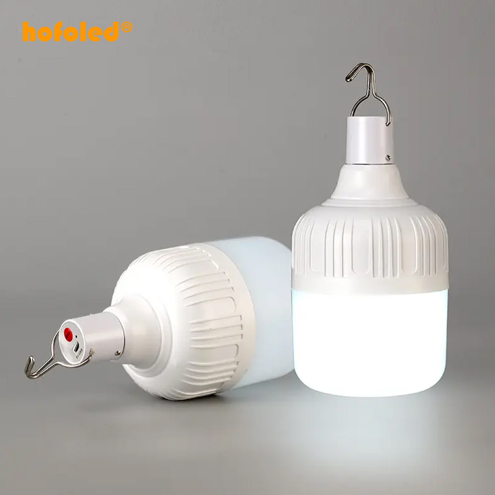 Super Bright Outdoor Hanging Light Bulbs Portable Solar Rechargeable Emergency Led Bulb Light