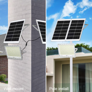 Garden Solar Luces Led Lamp Outdoor IP67 Indoor And Outdoor General Purpose Outdoor Solar Flood Light 100w Solar Lights