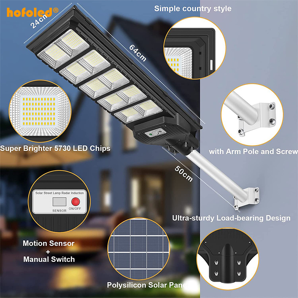 Manufactures Ufo Panel All In One Integrated Lights Outside High Power Cell Road Lamp Led Solar Street Light