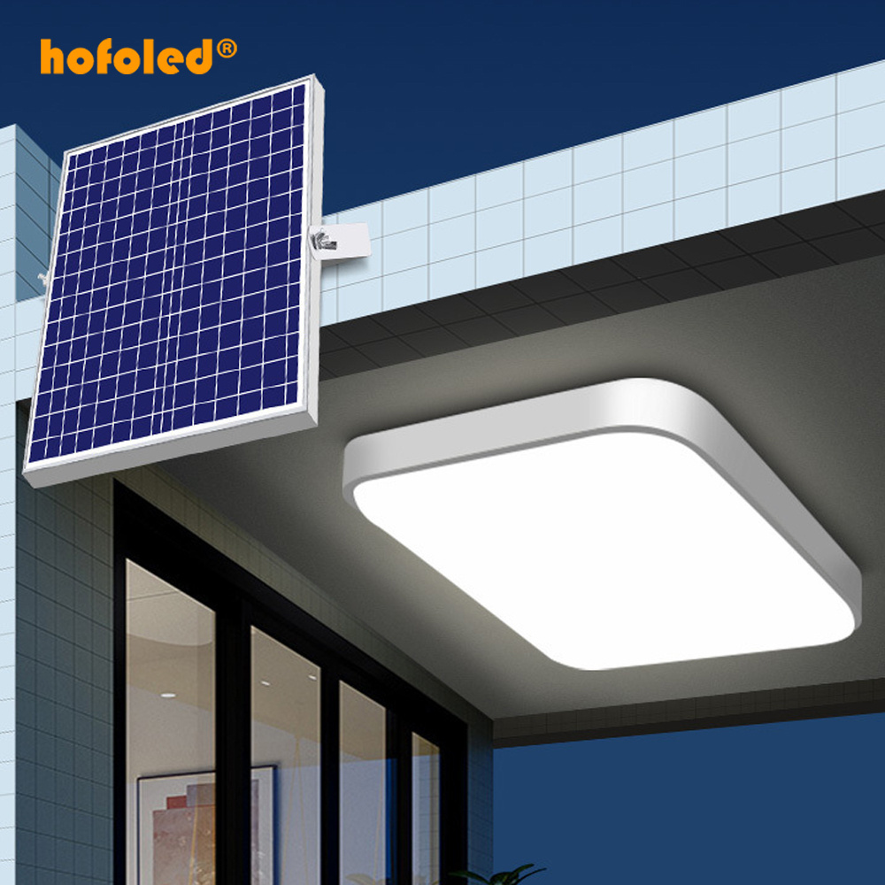 Indoor Solar Ceiling Light 50W 100W 150W Indoor Solar Light Home House with Remote Control