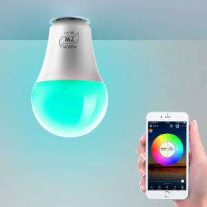 Hot selling Alexa Google Intelligent LED Light Bulb Wifi 9W RGB+CW For Smart Home Tuya APP Phone Control