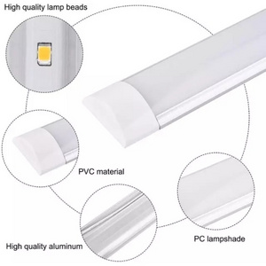 Wall Surface Mounted Office Slim Clean Purification Fixture 2ft Batten LED Linear Light 4ft LED Tube Light