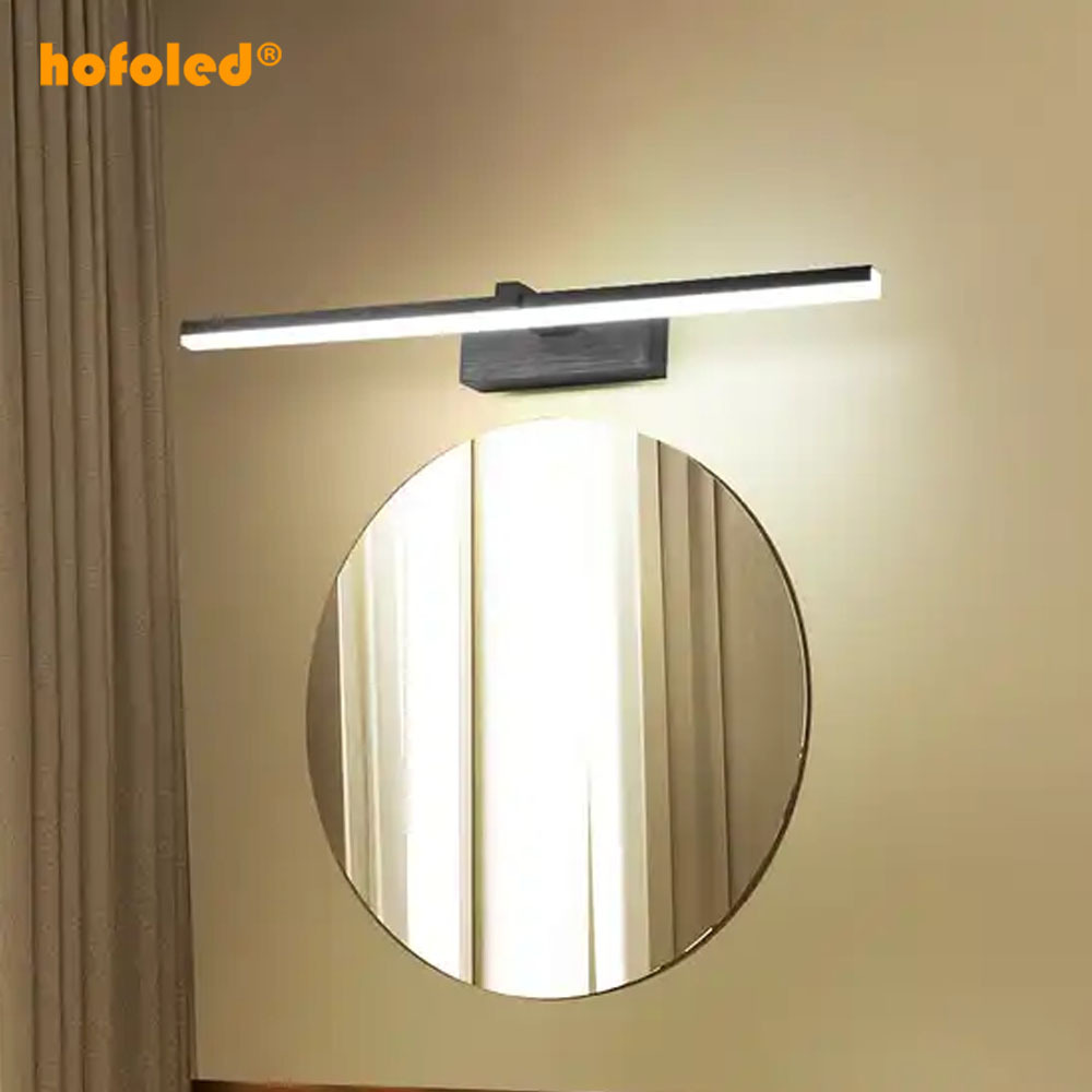 Modern 12W Led Waterproof Aluminum Light Led Bathroom Mirror Front Lamp Wall Surface Mount Make Up Vanity Light