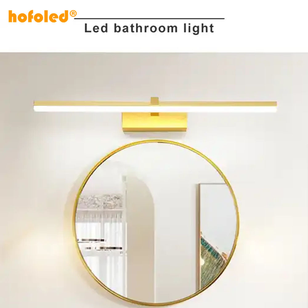 Modern 12W Led Waterproof Aluminum Light Led Bathroom Mirror Front Lamp Wall Surface Mount Make Up Vanity Light