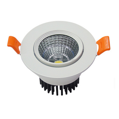 Adjustable Angle ABS Ultra Slim Ceiling Dimmable Cct Pot Light Fire Rated Recessed Round Led Downlights