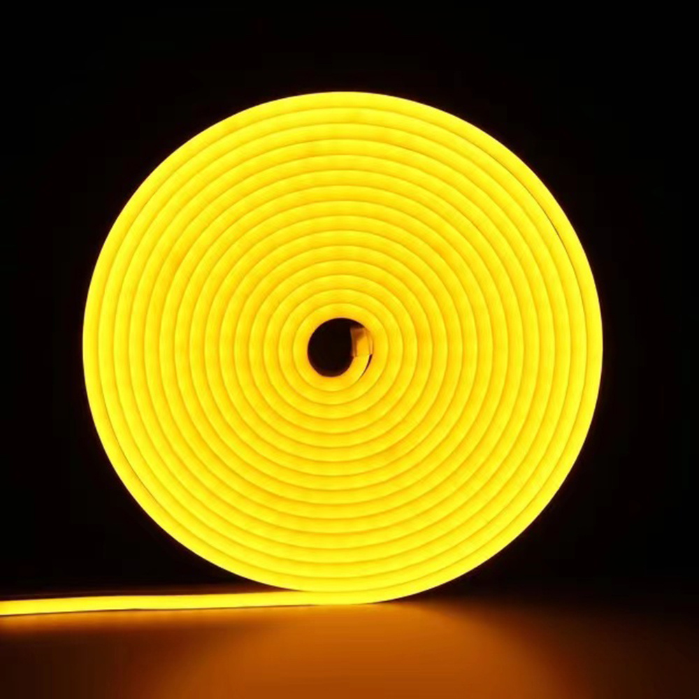 LED Neon Lights 16.4ft 5m Luces LED IP65 Waterproof LED Strip Light 12V 600 SMD 2835 LED Flex Non Strip for Kitchen Bedroom Home