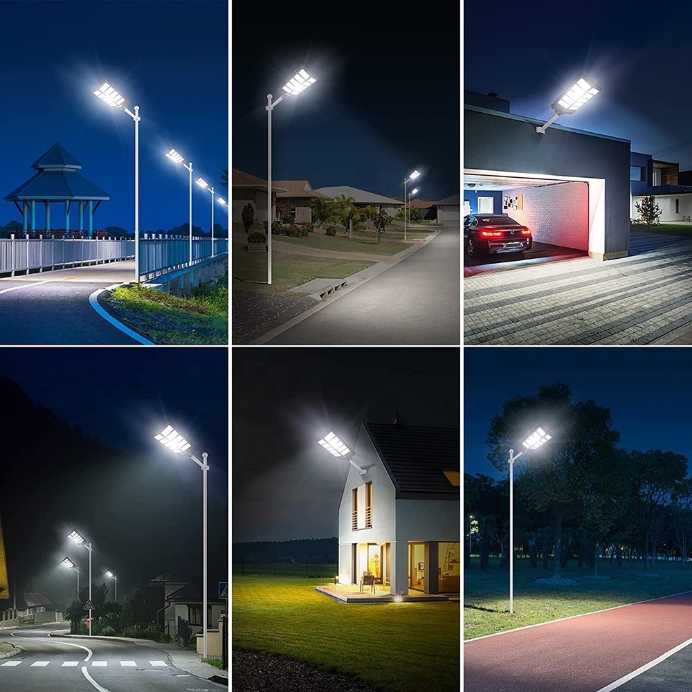 IP65 Outdoor All In One Solar Lamp Street High Lumen 600W 800W 1000W 2000W Integrated Exterior LED Solar Street Light