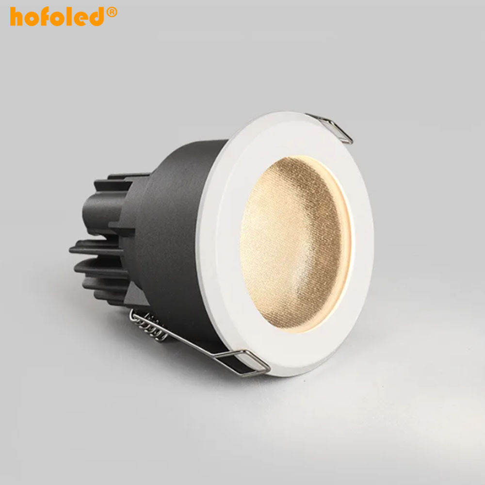 High Brightness LED Recessed Ceiling Light Slim Aluminium Panel Shower Spotlight IP65 Waterproof Anti Rust Fixture Downlights