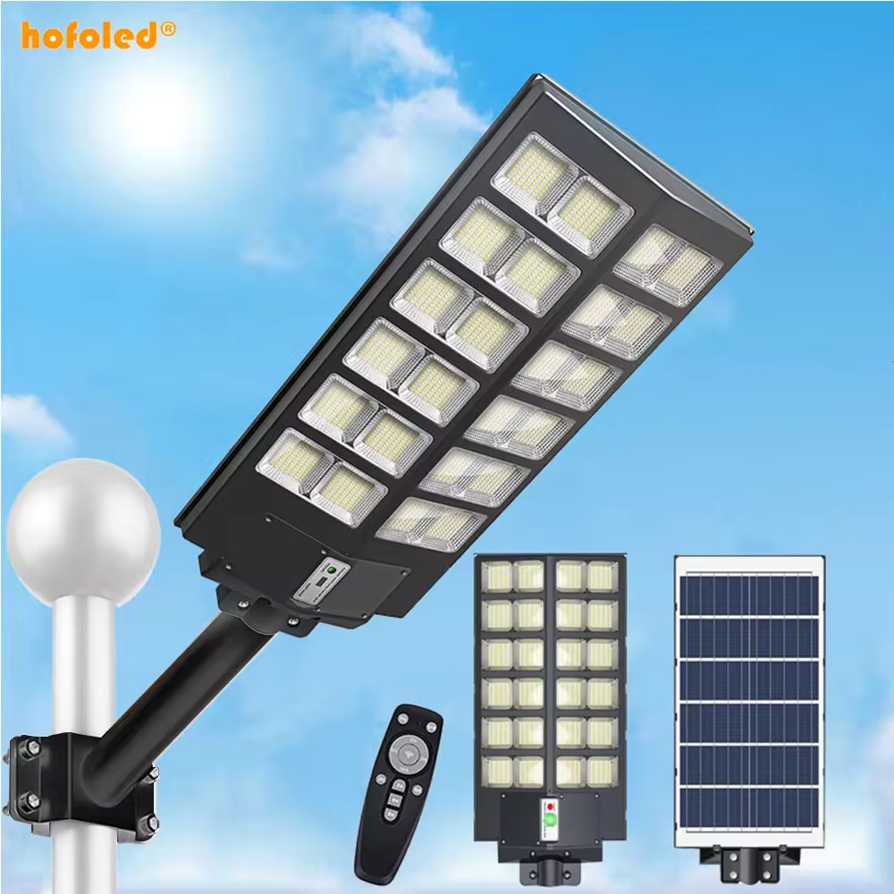 IP65 Outdoor All In One Solar Lamp Street High Lumen 600W 800W 1000W 2000W Integrated Exterior LED Solar Street Light