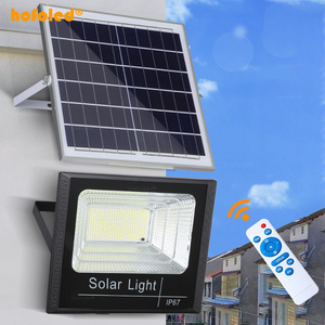 Monocrystalline Silicon Outdoor Lighting Induction Radar Work Reflector Lamp Outdoor Aluminum 200W Flood Light Led Solar