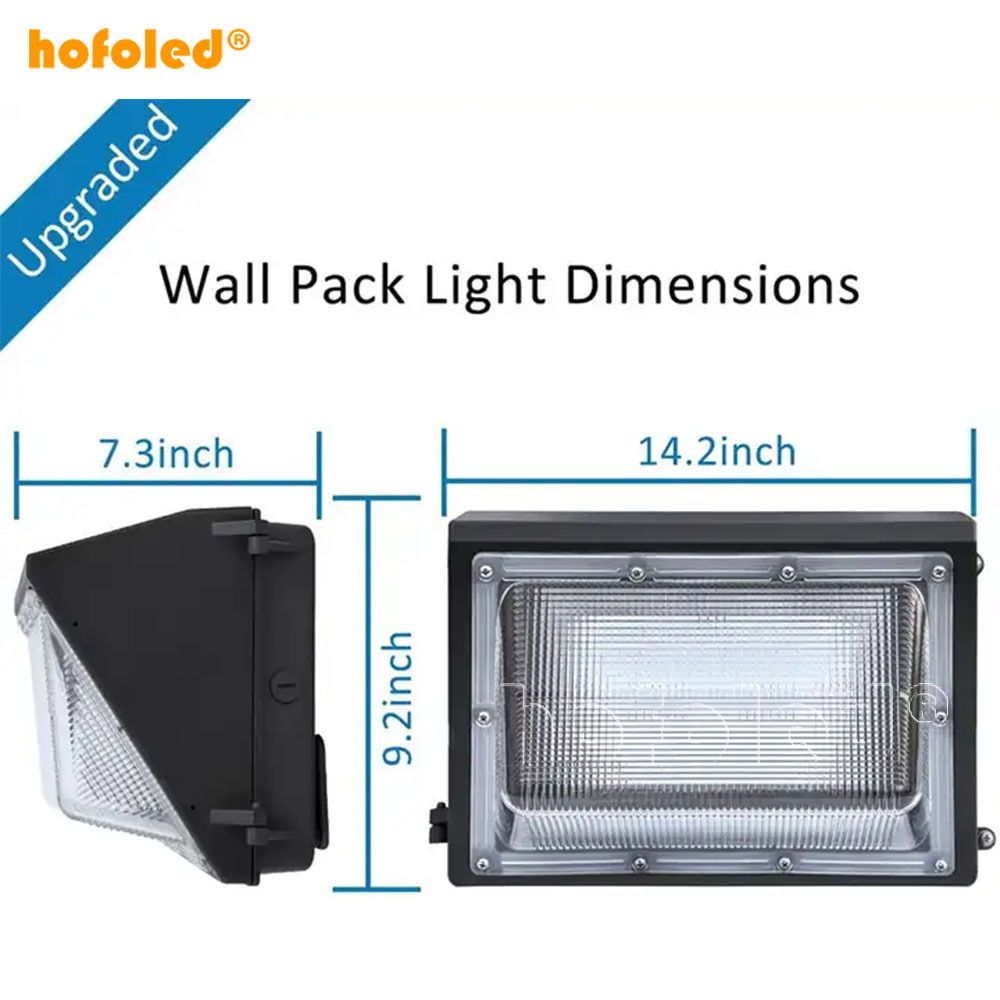 30W 40W 50W 60W 80W 100W AC 100-277V LED Wall Pack Flood Light IP65 Waterproof Outdoor Wall Lamp