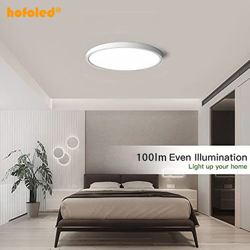 Modern Bedroom Dimmable Remote Ultra Thin Ceiling Panel Surface Mounted Led Lamp Surface LED Ceiling Light