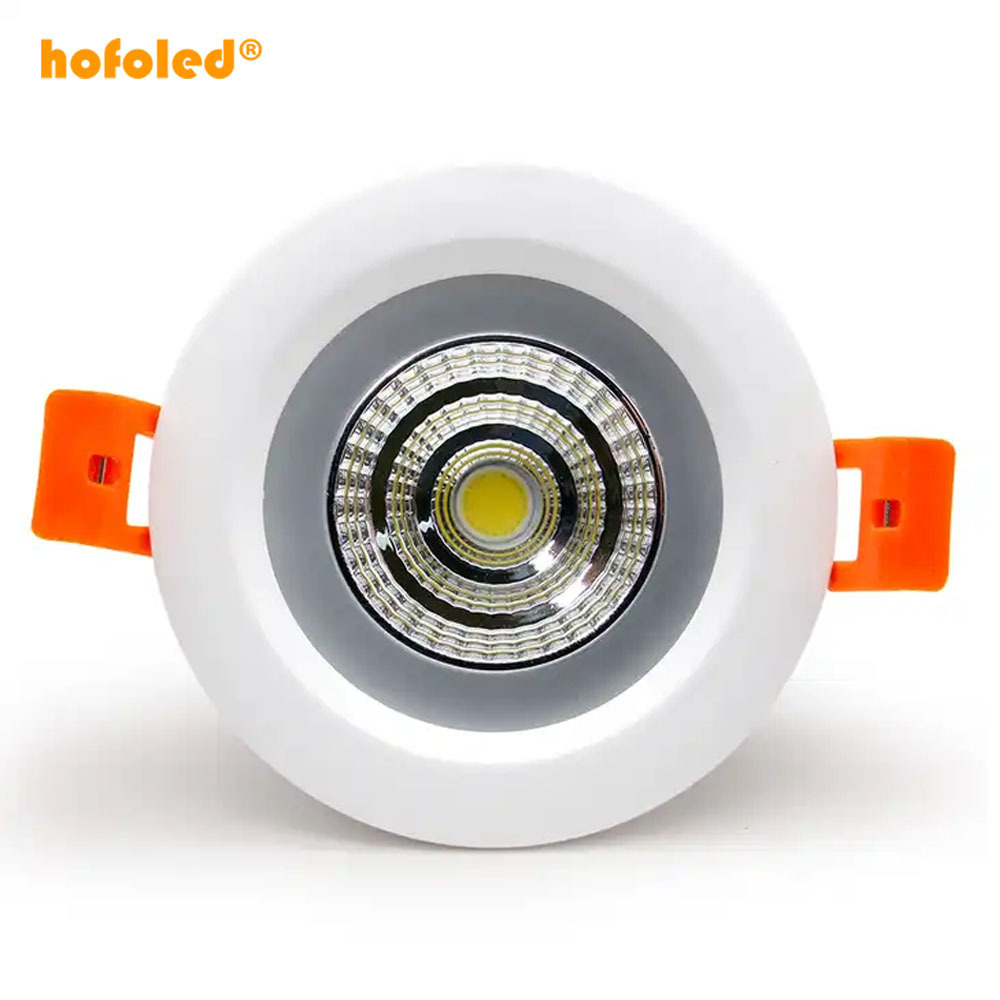 Waterproof LED Downlights 5W 7W 9W 12W 15W Round Anti-fog Spot Lights Toilet Sauna Bathroom IP65 COB Recessed LED Downlight