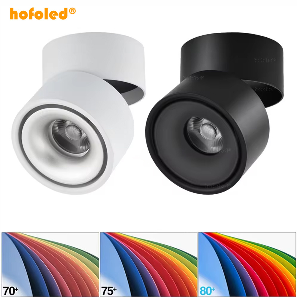 360 Degree Rotatable 7W 10W 12W 15W LED Ceiling Spot Light Surface Mounted Ceiling Downlight