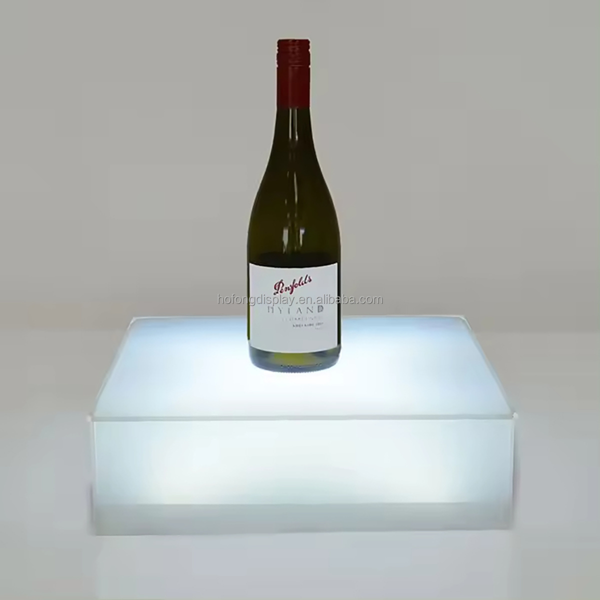 Custom Home Decor or Museum Exhibit Light Cube Acrylic Display Table LED Lighting