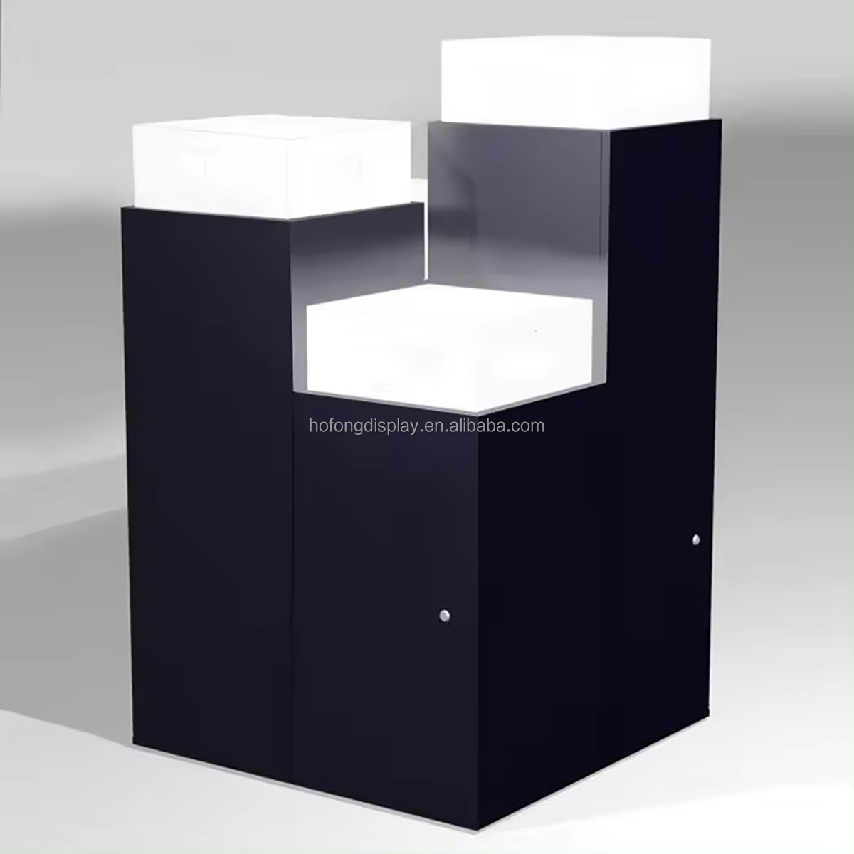 Custom Home Decor or Museum Exhibit Light Cube Acrylic Display Table LED Lighting