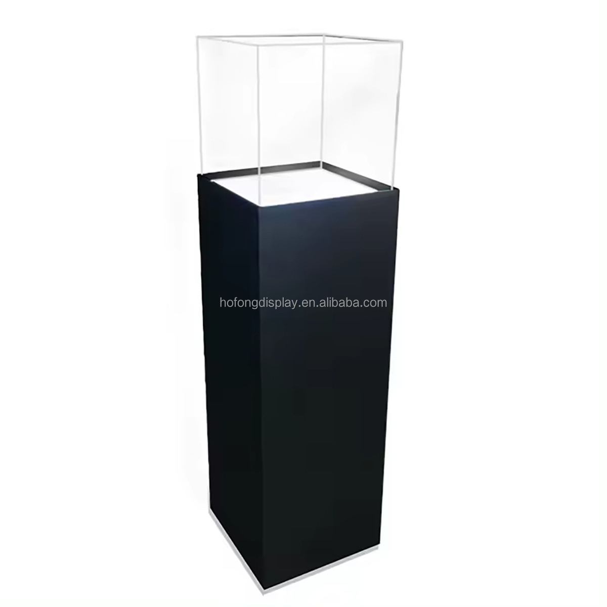 Custom Home Decor or Museum Exhibit Light Cube Acrylic Display Table LED Lighting