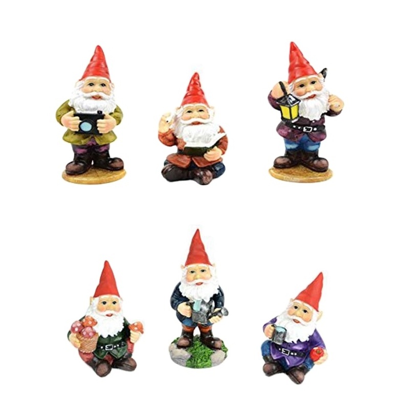 China supplier fairy garden set seven dwarfs Decorations wholesale garden gnomes mini