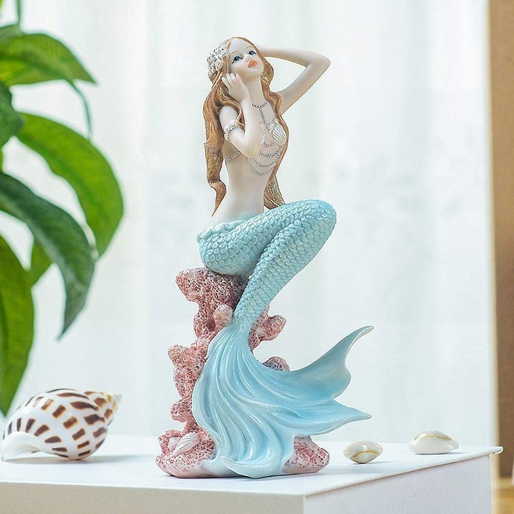 New Arrival Life Size Resin Mermaid Statues Home Decoration Mermaid Sculpture