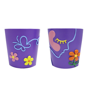 Colorful Resin Butterfly Artificial Planter And Flower Pots For Outdoor Garden Planters