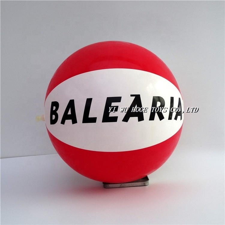 Top quality customized pvc inflatable beach ball with custom logo printing