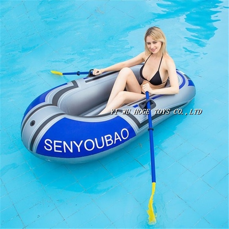 Best selling outdoor pvc inflatable swim boat for one person