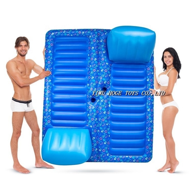 Hot sale inflatable water float mattress with Logo printing