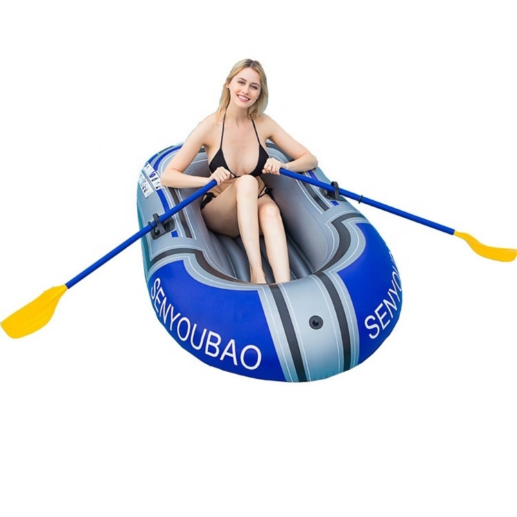 Best selling outdoor pvc inflatable swim boat for one person