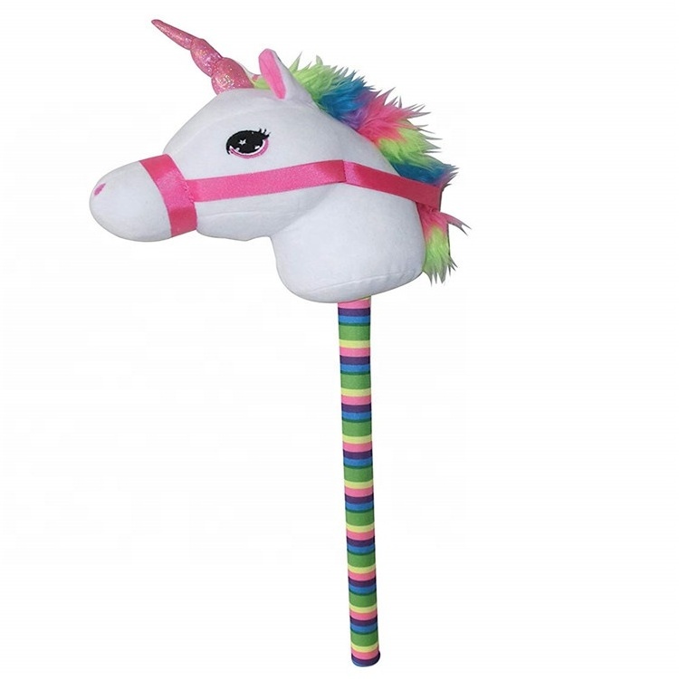 Stick funny horse inflatable pvc stick toy for kids birthday party