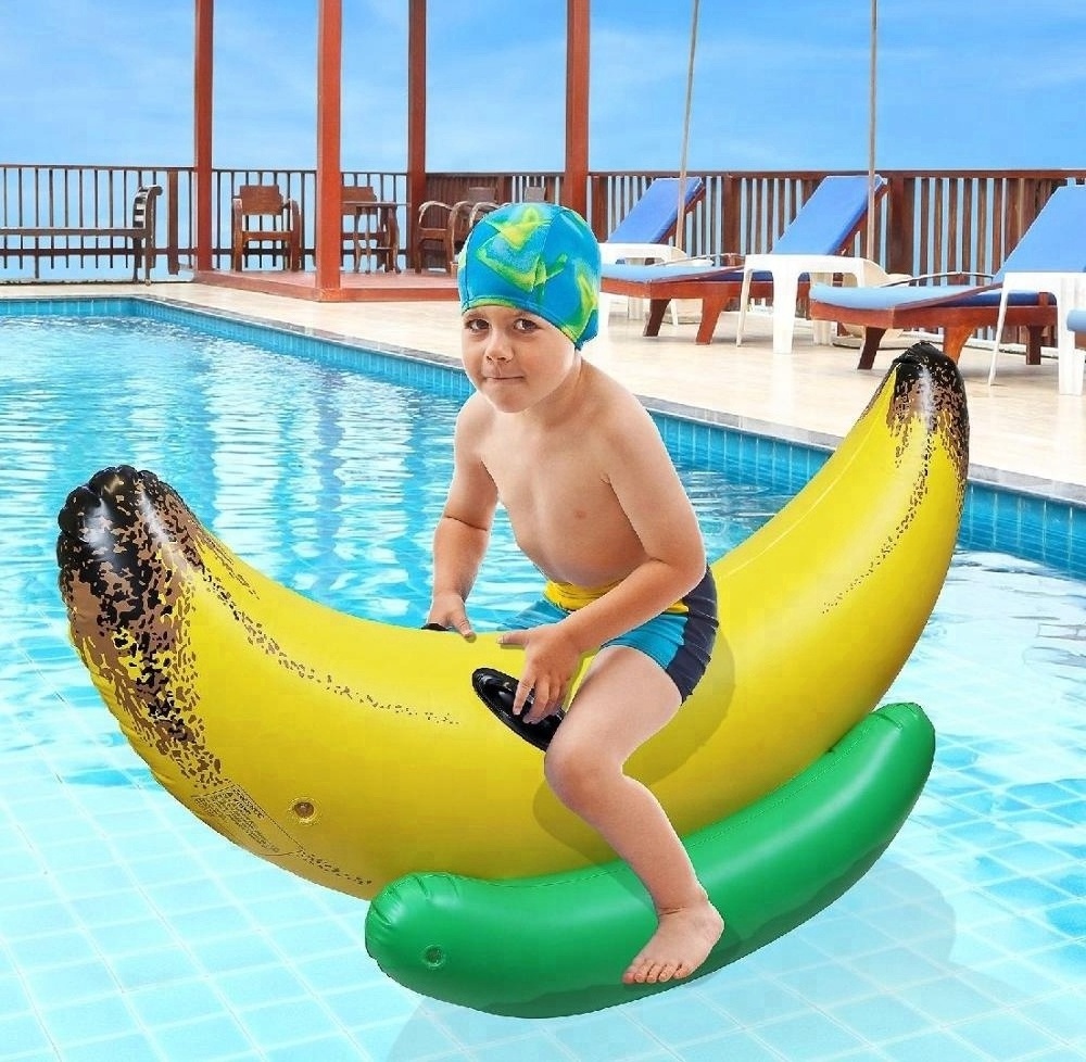 HOGE Giant Inflatable Ride-On Banana Float