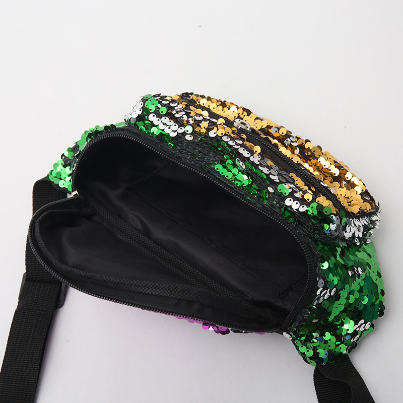 Customize Mardi Gras Sequin Fanny Pack