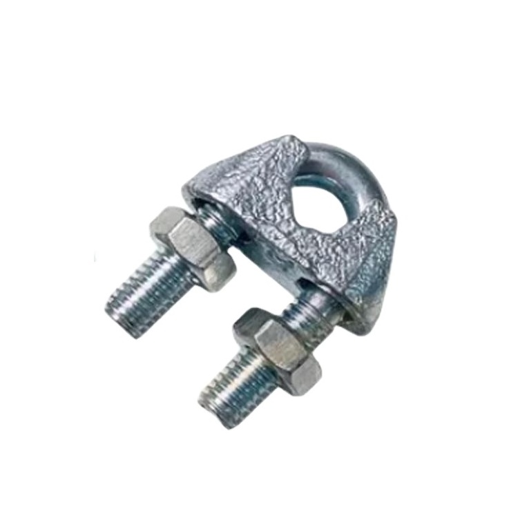 HOGN Hot Dip Galvanized Steel Stay Wire Clamps JK Guy Clip Malleable Iron Overhead Power Line Accessories Wire Rope Clips