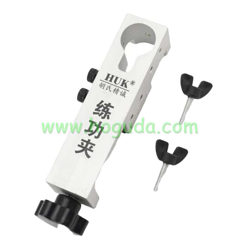 HUK Practice Clip Key Clamp Holder Locksmith Tools Kit Remove Lock Repairing Lock Pick Key Cutting Machine