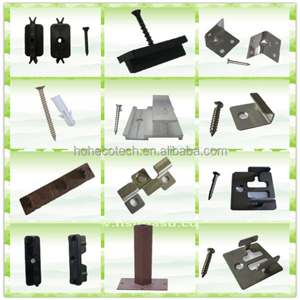 outdoor garden wpc decking Stainless steel clips