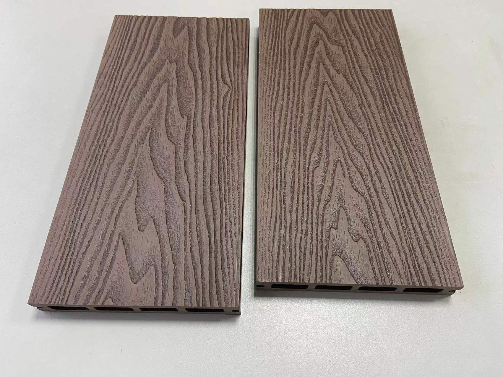 wpc decking 3d surface outdoor wooden flooring wpc composite decking wpc floor hollow decking