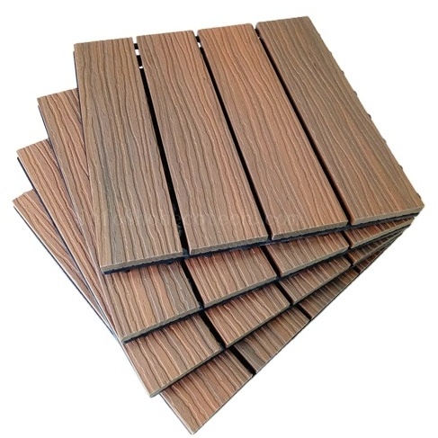 easy clean wood like wood plastic WPC outdoor pool tiles