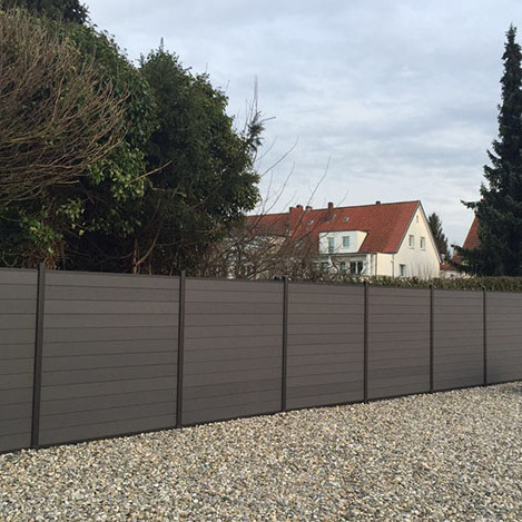 Outdoor wood plastic composite garden wpc fence