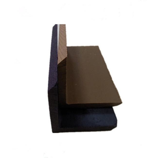 WPC skirting board/edge banding/end cover for composite WPC outdoor decking covering