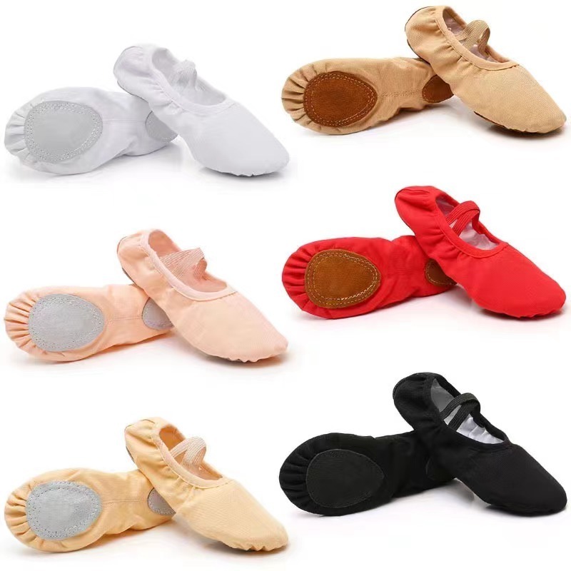 Good quality wholesales Low MOQ canvas foldable woman ballet shoes for children