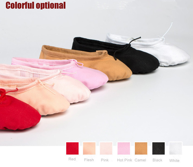 Professional Free Sample Canvas Foldable Ballet Flat Wholesale Ballet Flats