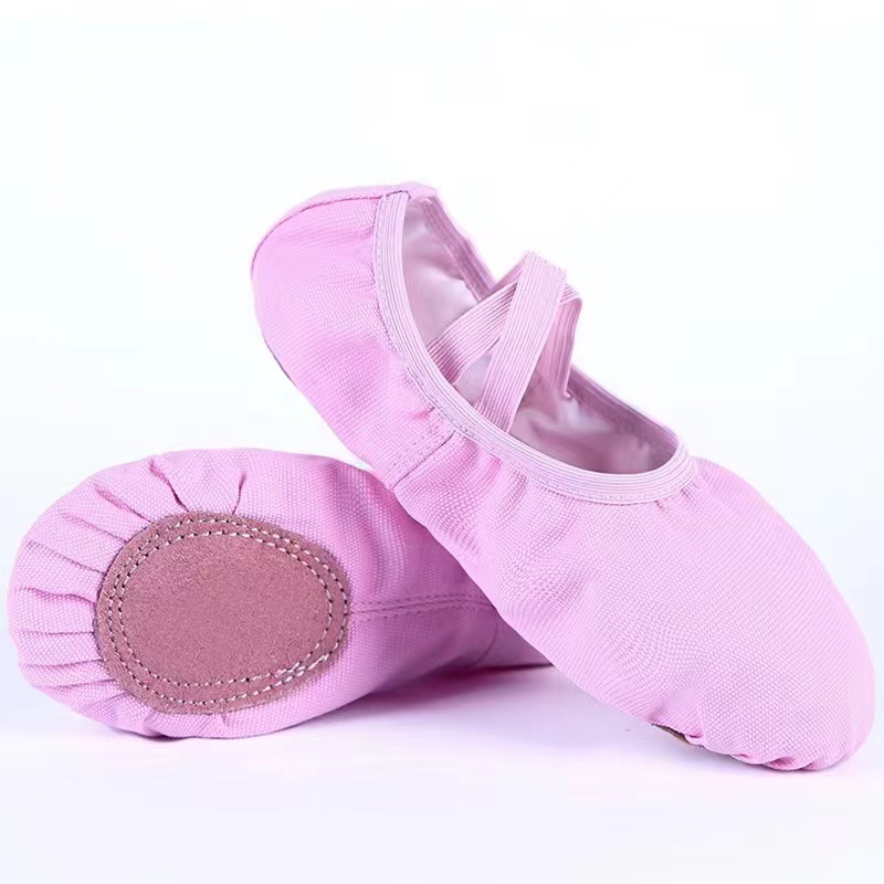 Good quality wholesales Low MOQ canvas foldable woman ballet shoes for children