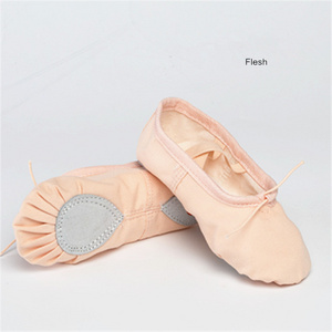 Professional Free Sample Canvas Foldable Ballet Flat Wholesale Ballet Flats