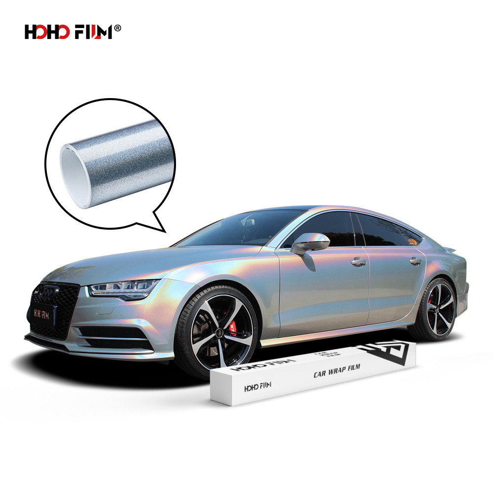 HOHOFILM Vinyl Wrap Supplier Gloss Chameleon Chrome Auto Body Stickers Self Adhesive Vehicle Wrapping Foil Car Vinyl Film