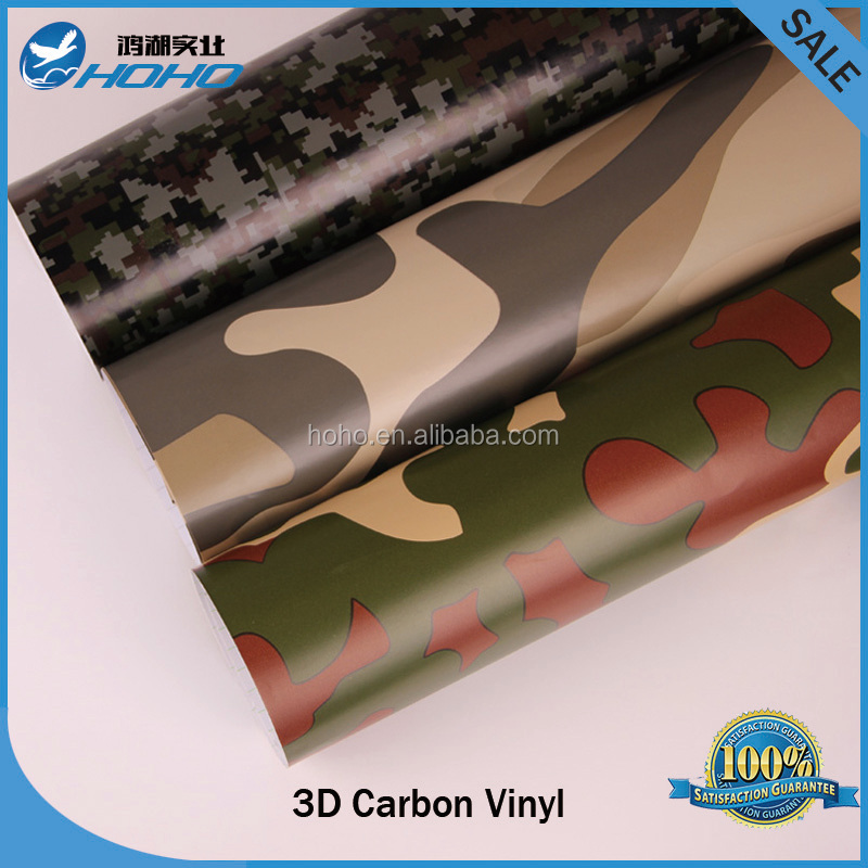 1.52x30m Camo Wrap Auto Sticker Camouflage Car Vinyl Film with best supply