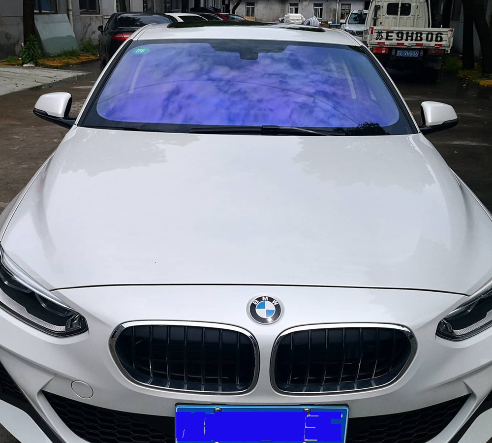 85%VLT Chameleon window film car window tint with UV rejection 1*30m/roll anti-glare heat-insulation and explosion-proof film