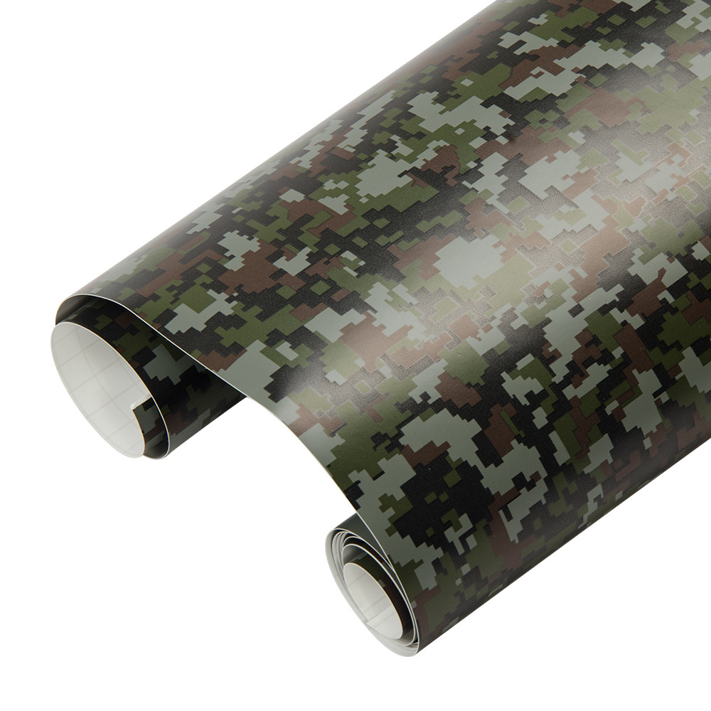 1.52x30m Camo Wrap Auto Sticker Camouflage Car Vinyl Film with best supply